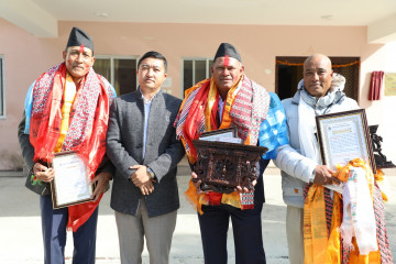 क्रिकेट प्रशिक्षक टमाटासँगै ह्यान्डबलका दाहाल र कराँतेका श्रेष्ठकाे बिदाइ